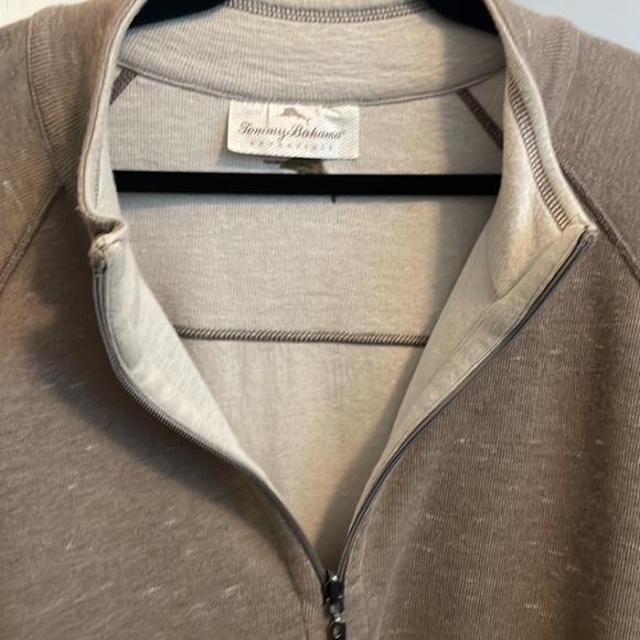 Tommy‎ Bahama heathered beige sweater XXL - Picture 4 of 7